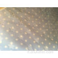 Tessuto a maglia a pois brillanti in flanella stampa jacquard